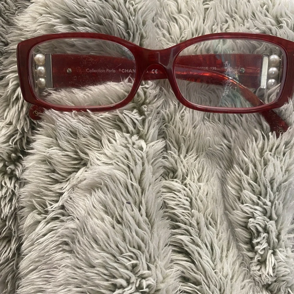 Rare Chanel 3179-H burgundy 👓, lens need to be replaced great for prescriptions - Picture 6 of 8